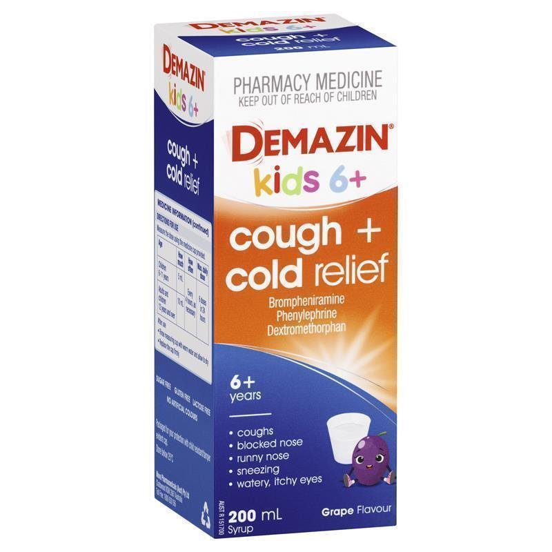 Demazin 儿童止咳感冒口服液 6岁以上 200ml