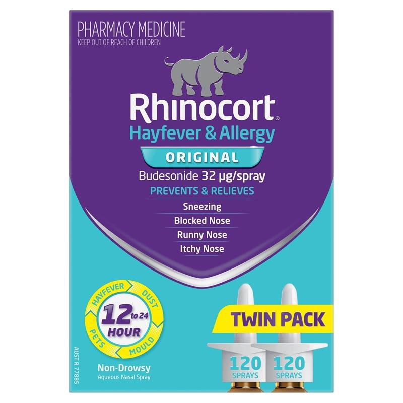 Rhinocort 雷诺考特 花粉症鼻用喷雾 32mcg 240喷