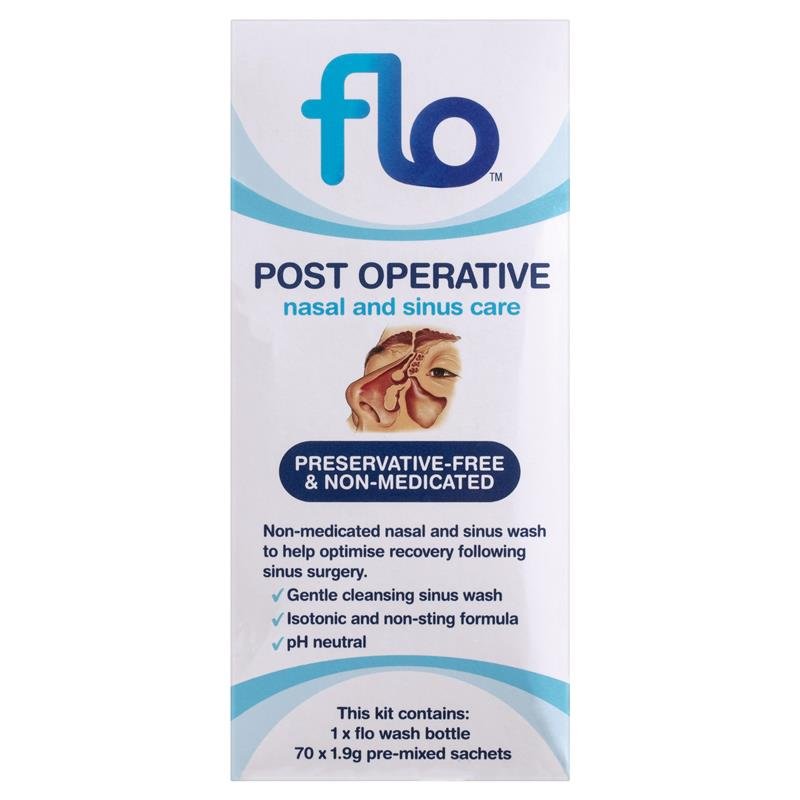 FLO 鼻腔术后洗鼻盐包 70包