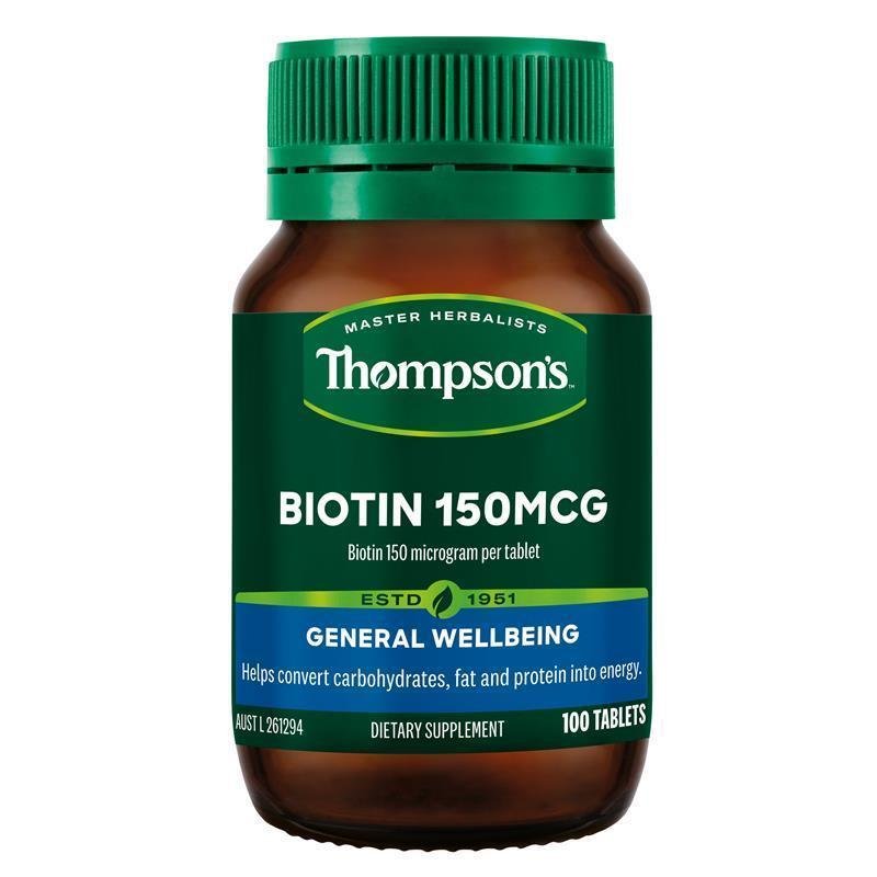 Thompson's 汤普森 生物素 150mcg 100片