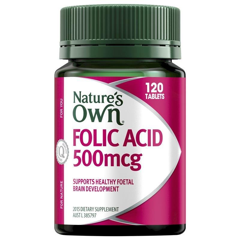 Nature's Own 叶酸 500mcg 120片