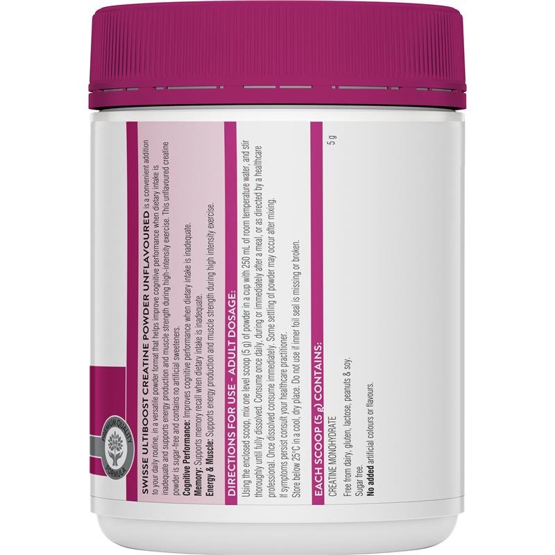 Swisse Ultiboost 肌酸粉 无味 300g