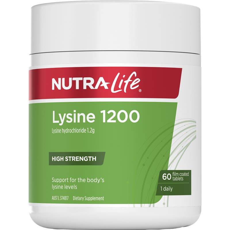 Nutra-Life 赖氨酸 1200mg 60片