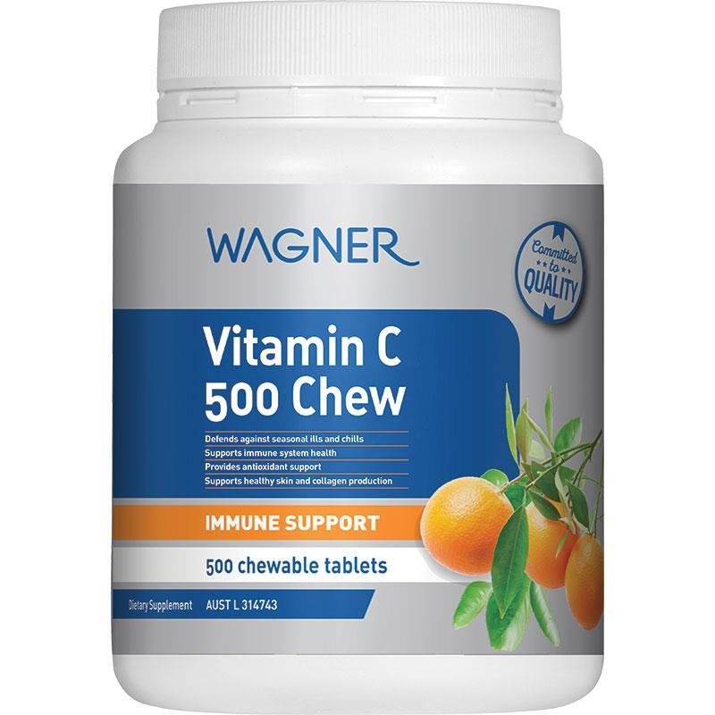 Wagner 维生素C 500mg 咀嚼片 500片