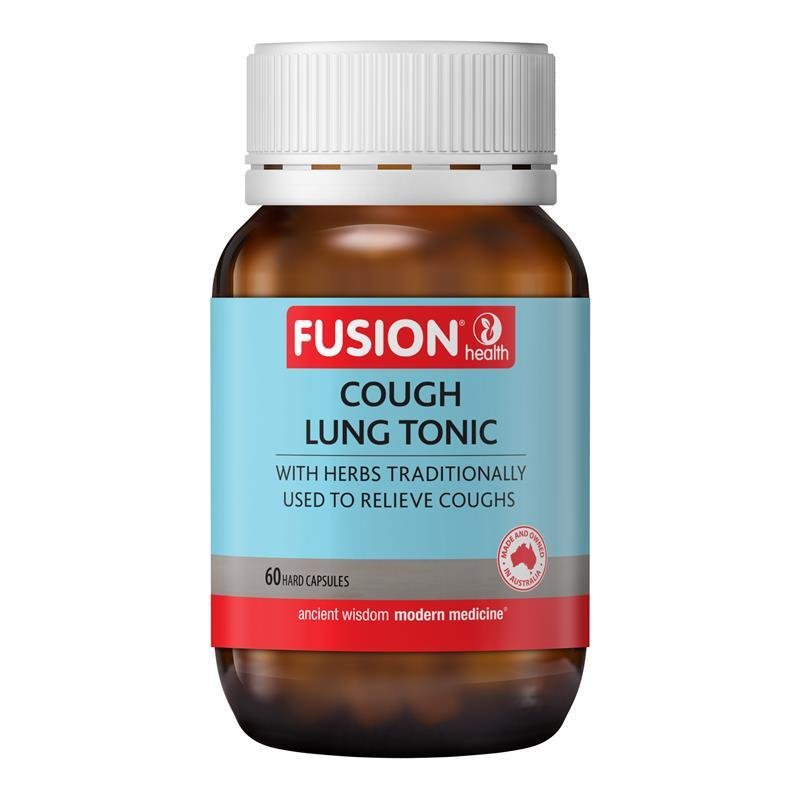 Fusion Health Cough Lung Tonic 复方草本 60粒素食胶囊