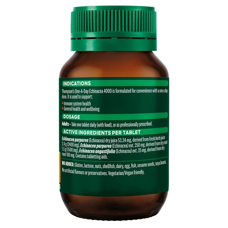 Thompson's 汤普森 紫锥菊 4000mg 每日一片 60片