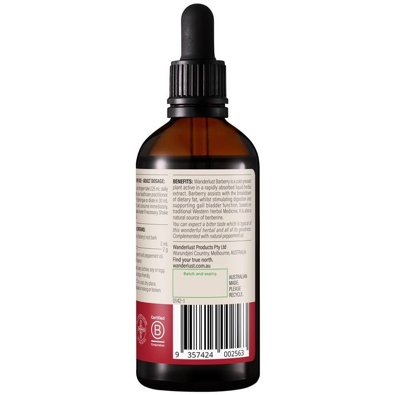 Wanderlust Barberry 小檗（伏牛花）口服液 90ml