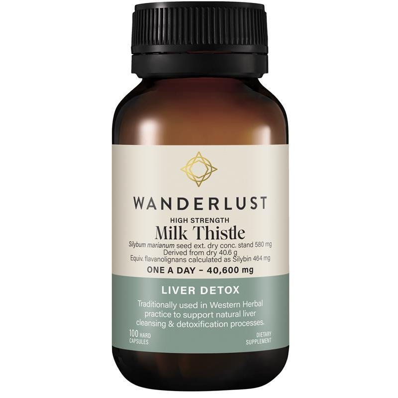Wanderlust 高含量奶蓟草(水飞蓟)胶囊 100粒