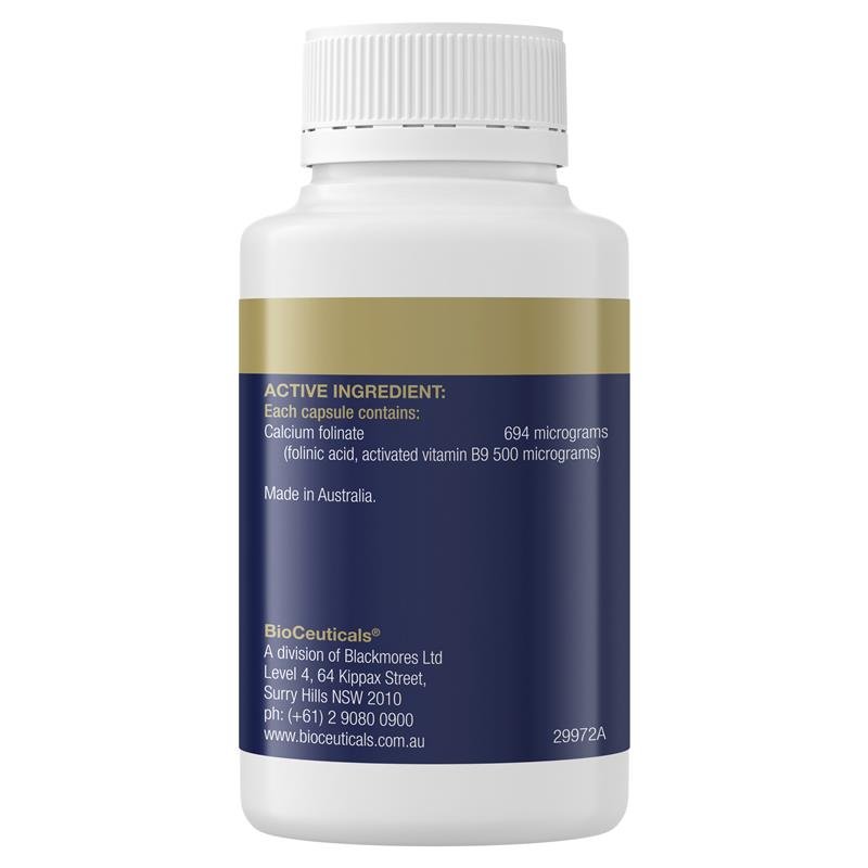 BioCeuticals 亚叶酸(活性叶酸)胶囊 120粒