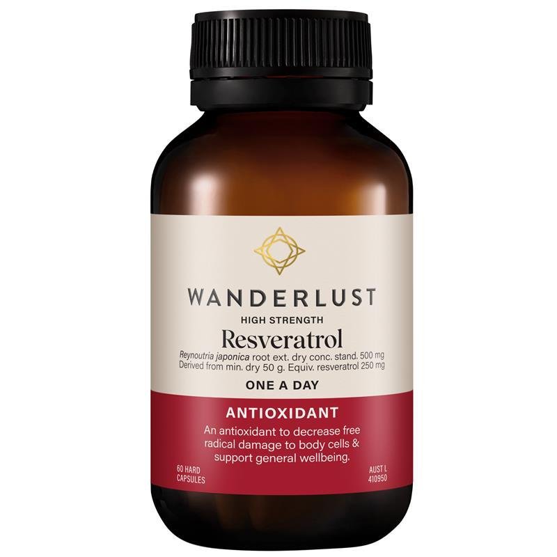 Wanderlust 白藜芦醇胶囊 60粒