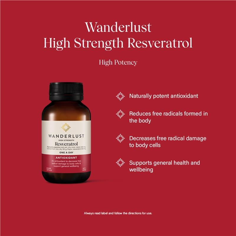 Wanderlust 白藜芦醇胶囊 60粒
