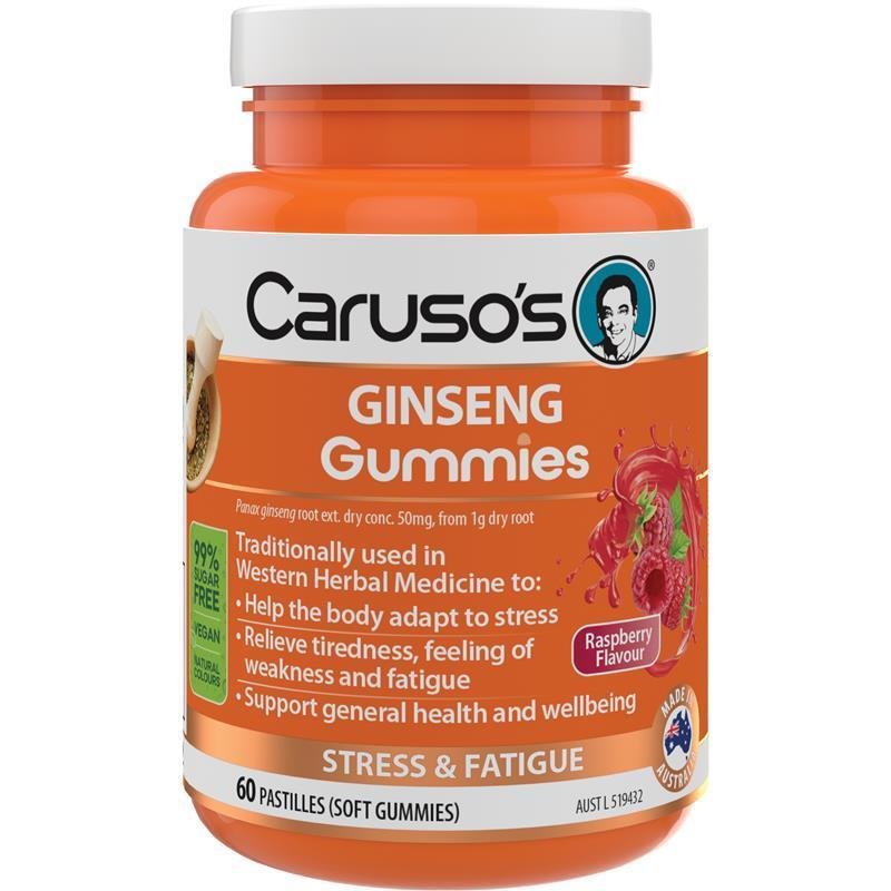 Caruso's 人参咀嚼软糖 60粒