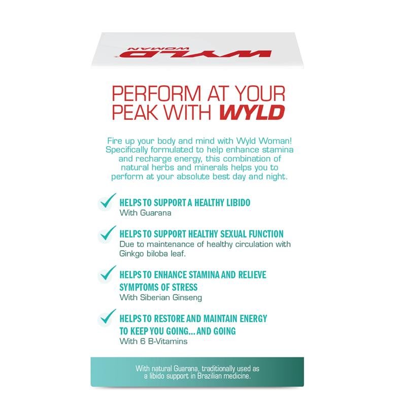 Wyld For Women 女性配方片剂 60片