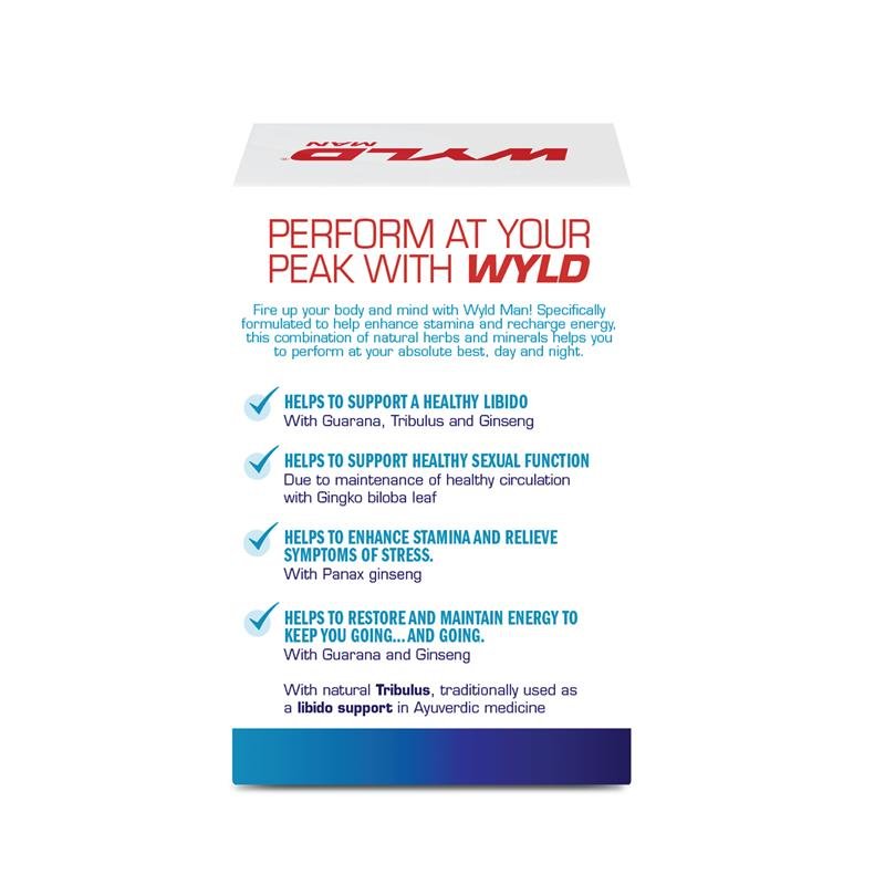 Wyld For Men 男性配方片剂 60片