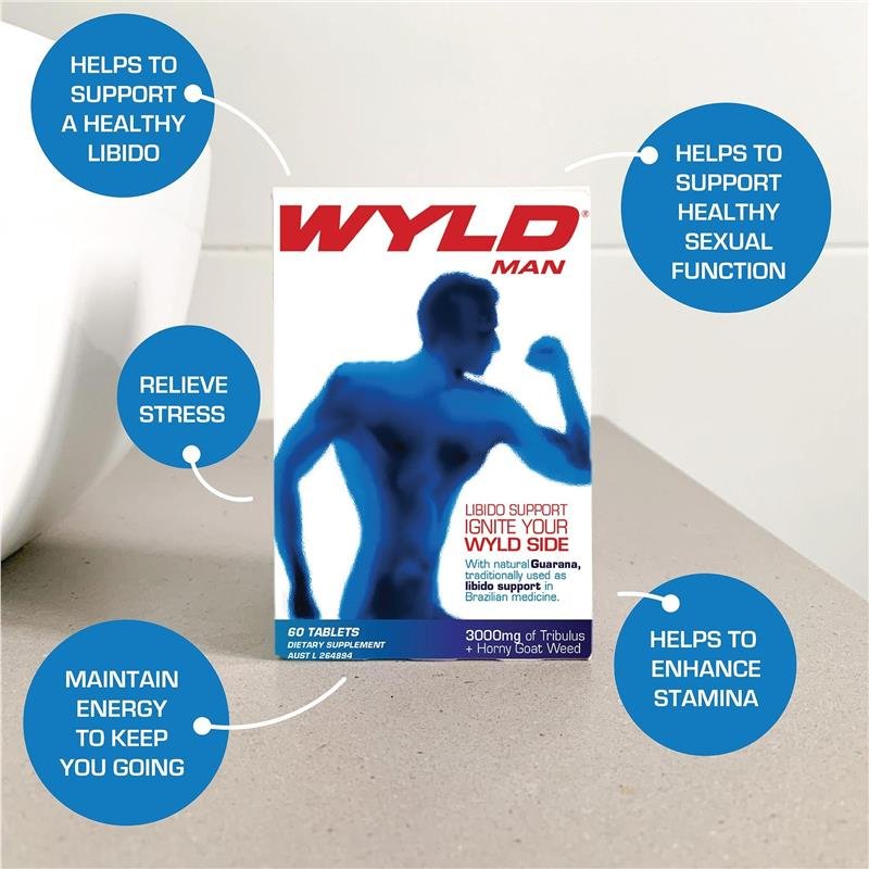 Wyld For Men 男性配方片剂 60片