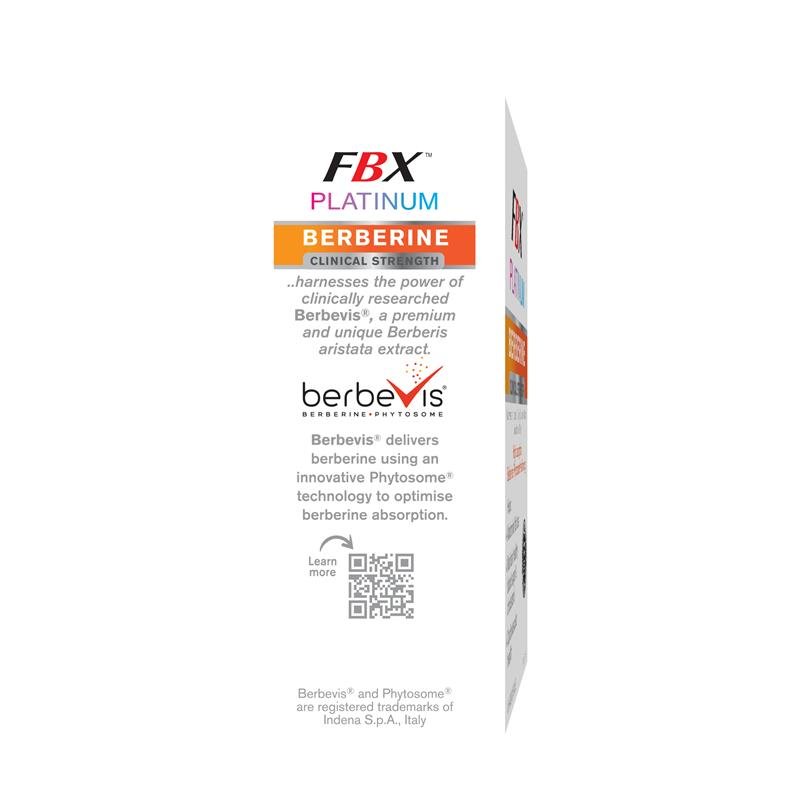 FBX Platinum 小檗碱(黄连素)Clinical Strength 胶囊 40粒