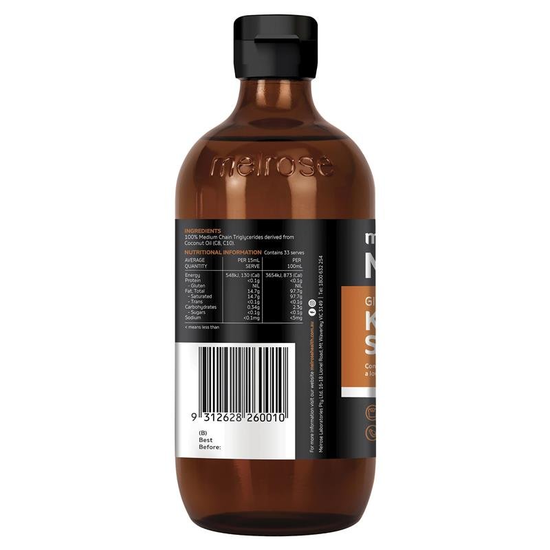 Melrose MCT Oil Kick Start 中链甘油三酯油 500ml