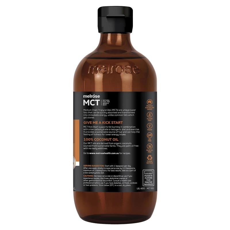 Melrose MCT Oil Kick Start 中链甘油三酯油 500ml