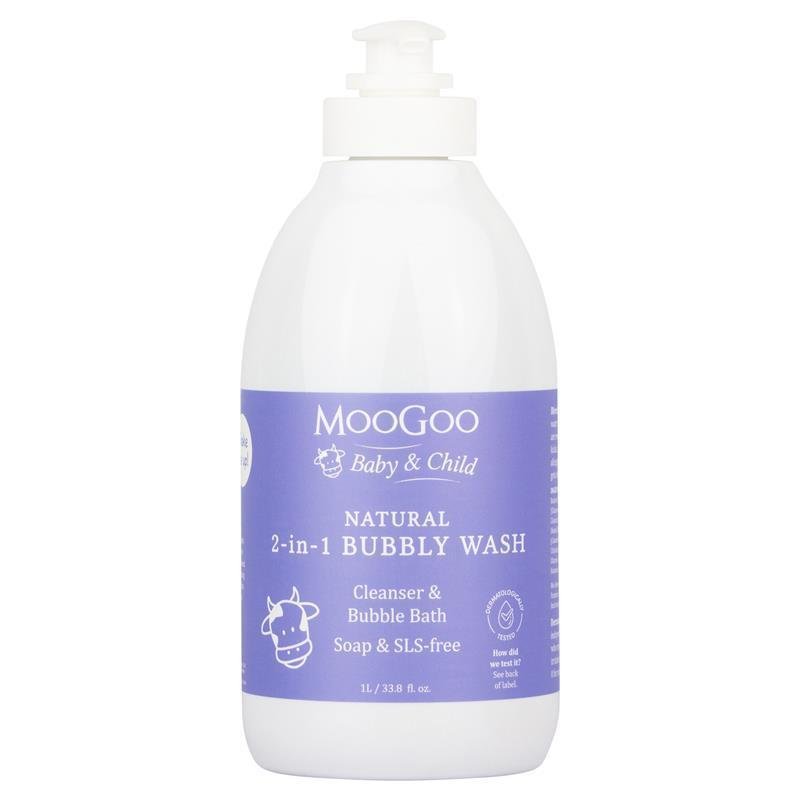 MooGoo 婴幼儿二合一泡泡沐浴洗发露 1L