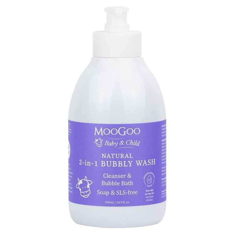 MooGoo 婴幼儿二合一泡泡沐浴洗发露 500ml