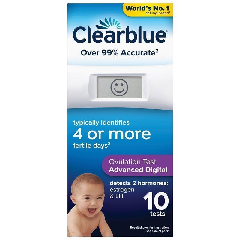 Clearblue 可丽蓝 高级电子排卵测试笔(双激素)10支