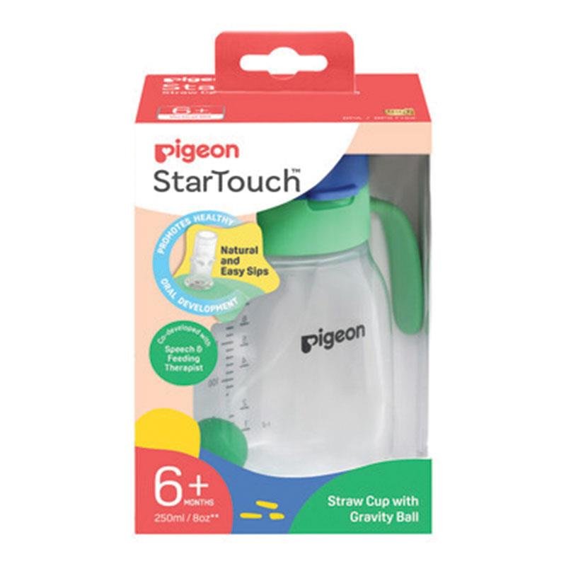 Pigeon 贝亲 StarTouch 吸管学饮杯 薄荷绿 250ml