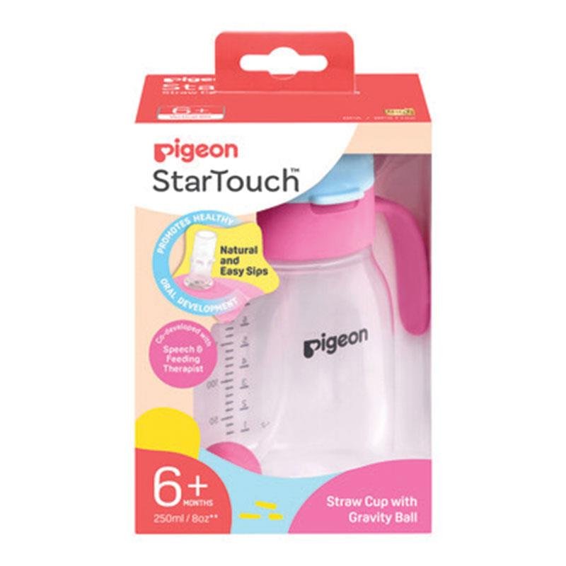Pigeon 贝亲 StarTouch 吸管学饮杯 泡泡糖粉 250ml
