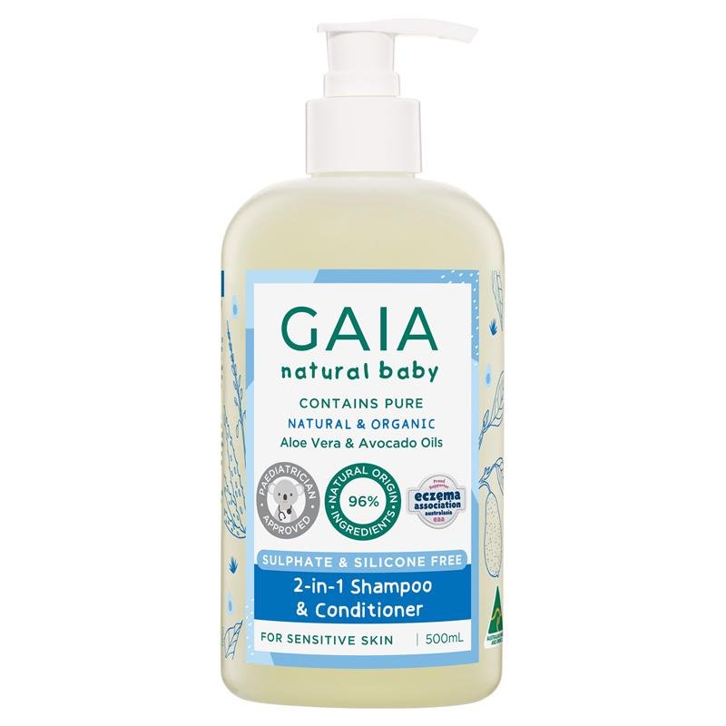 Gaia Natural Baby 婴儿洗发护发二合一 500ml
