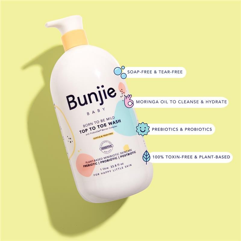 Bunjie 婴儿全身洗发沐浴洗护液 1L
