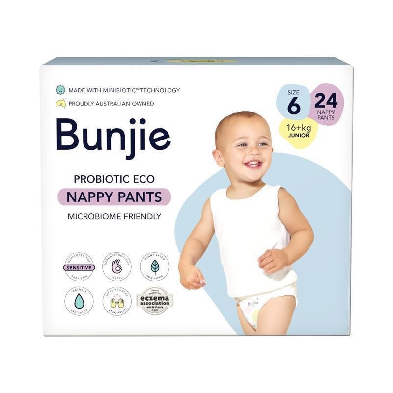 Bunjie 益生菌环保拉拉裤 6号 (16kg以上) 24片