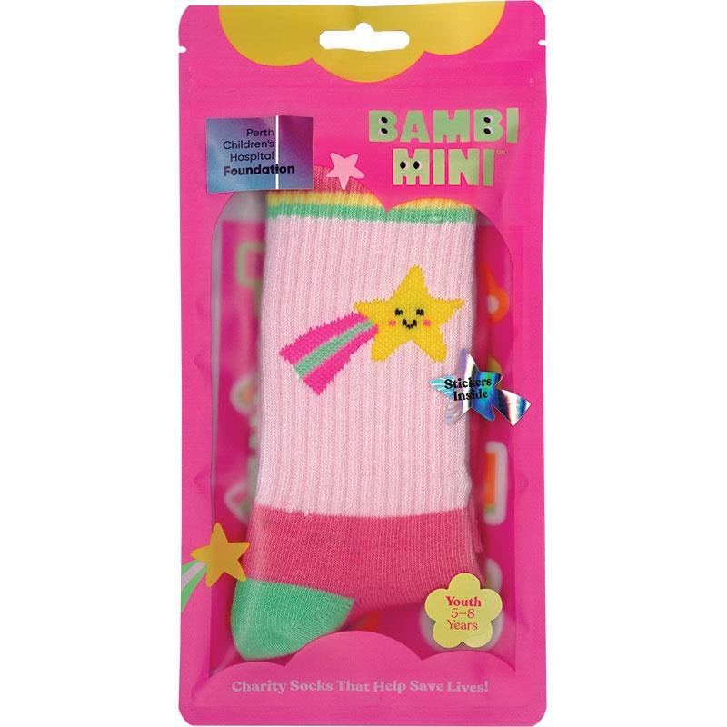 Bambi Mini Co. 联名公益儿童袜 Shooting Star 流星款(5-8岁)2025