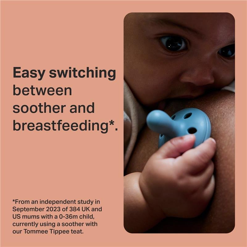 Tommee Tippee 汤美天地 仿母乳安抚奶嘴 6-18个月 2个装