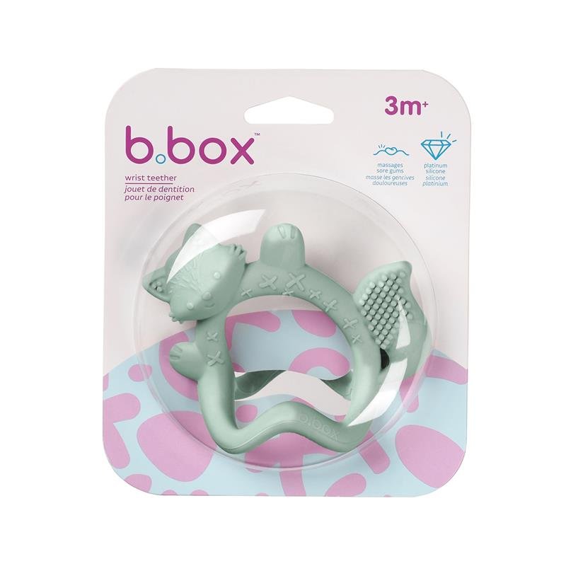 b.box 婴儿手腕牙胶 鼠尾草绿