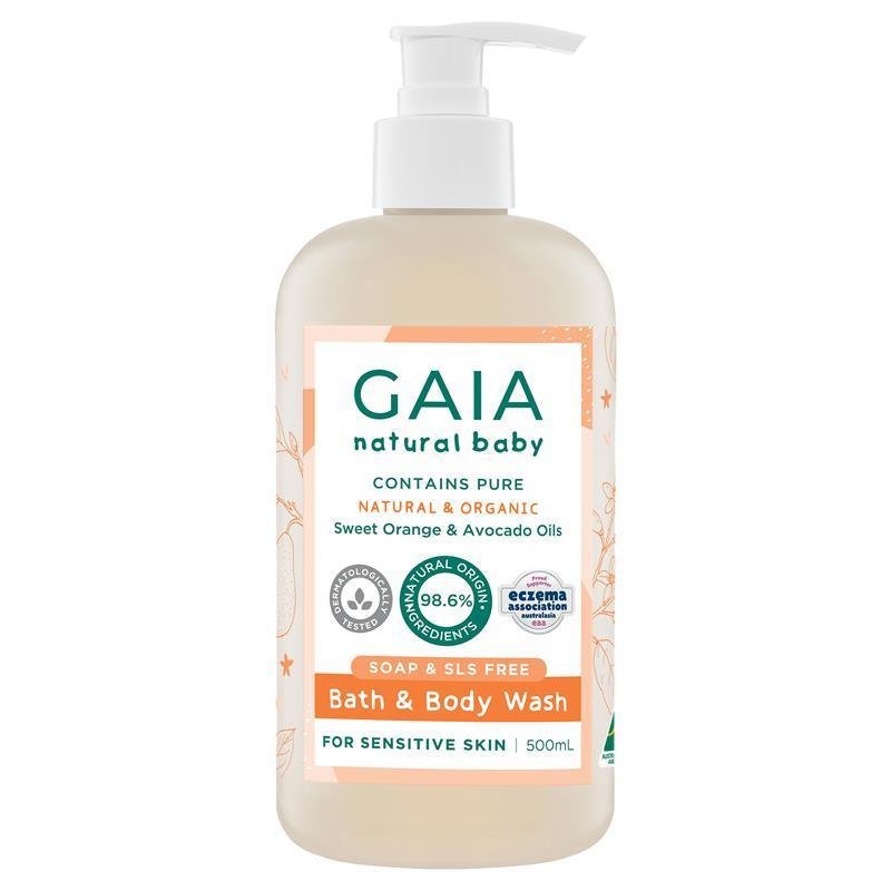 Gaia 天然婴儿沐浴露 500ml 按压瓶
