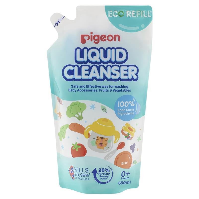 Pigeon 贝亲 奶瓶餐具液体清洗剂 补充装 650ml