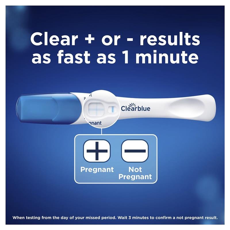 Clearblue 可丽蓝 快速检测验孕棒 1支装