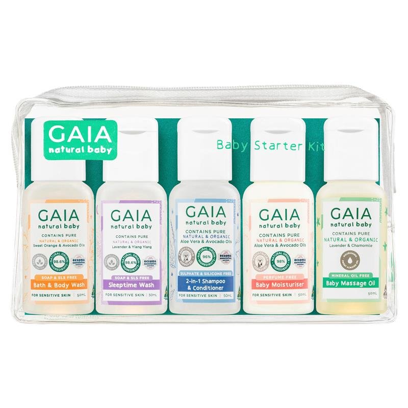 Gaia 天然婴儿洗护入门套装 5支×50ml