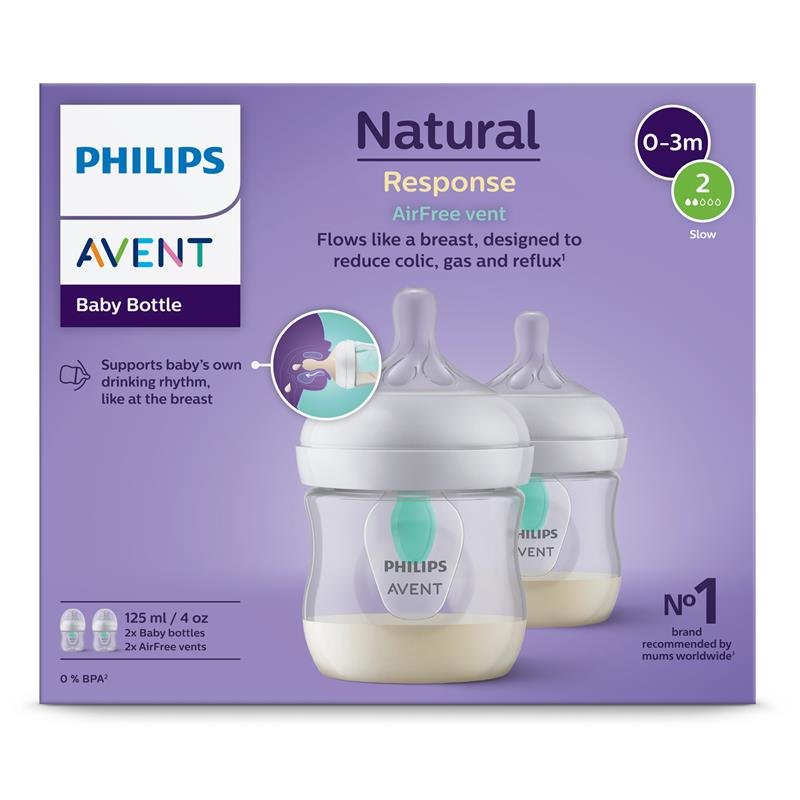 Avent 新安怡 自然原生奶瓶 AirFree 排气配件 125ml 2个装