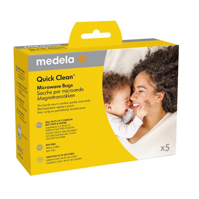 Medela 美德乐 Quick Clean 微波炉消毒袋 5个装