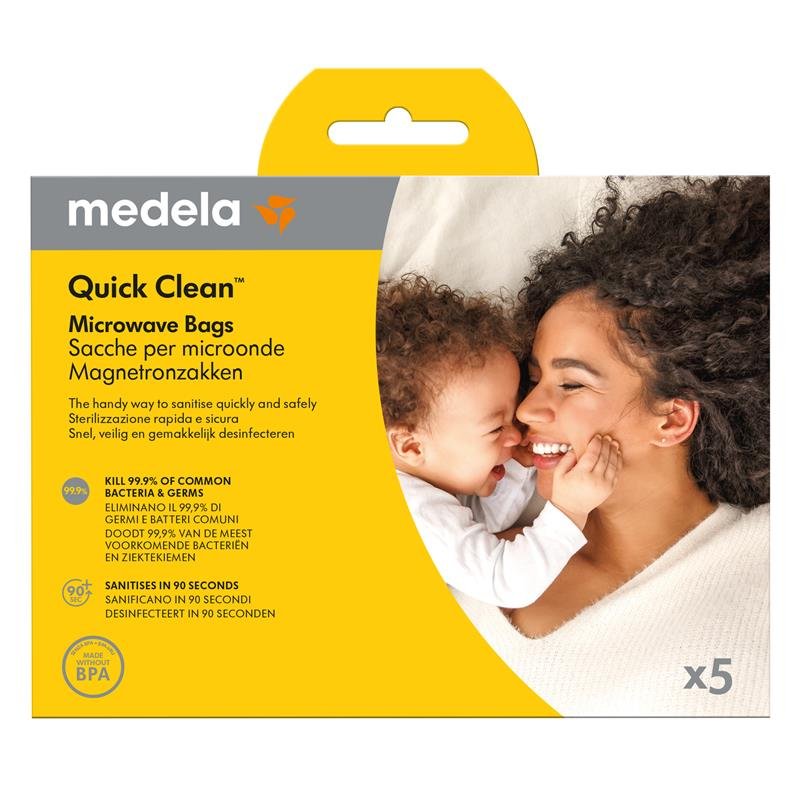 Medela 美德乐 Quick Clean 微波炉消毒袋 5个装
