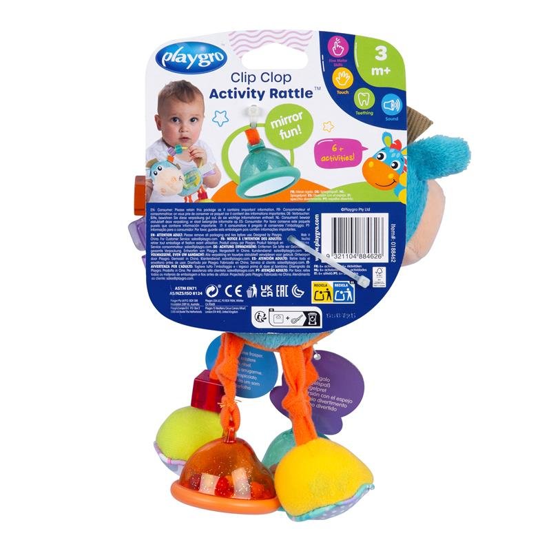 Playgro Clip Clop 婴儿摇铃玩具