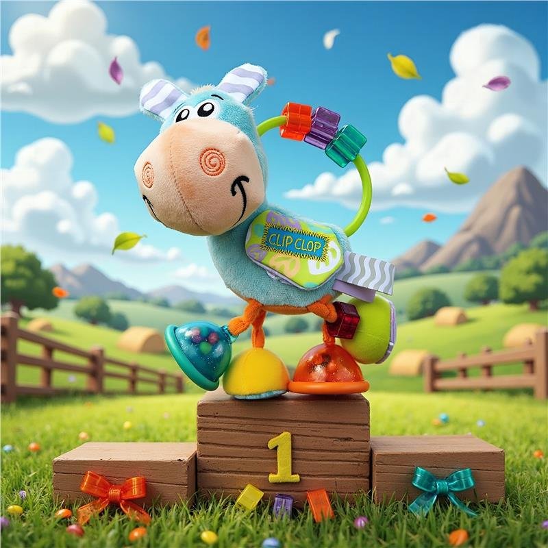 Playgro Clip Clop 婴儿摇铃玩具