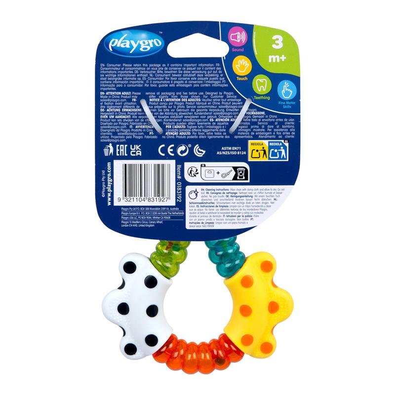 Playgro Click and Twist 婴儿扭转摇铃玩具