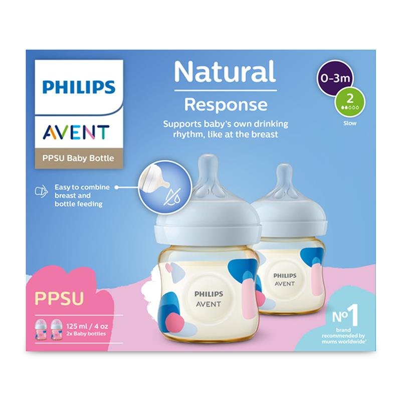 Avent 新安怡 自然原生 PPSU 婴儿奶瓶 125ml 2个装