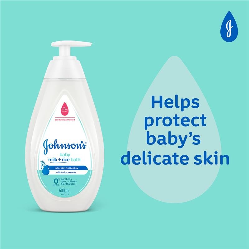 Johnson's 强生 婴儿沐浴露 牛奶米萃 500ml