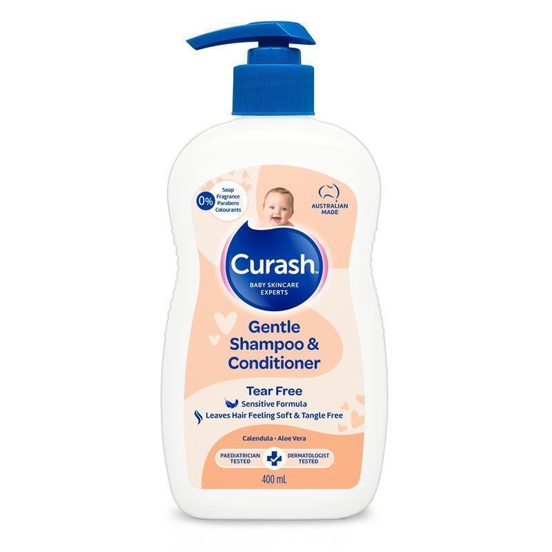 Curash 婴儿温和洗发护发二合一 400ml