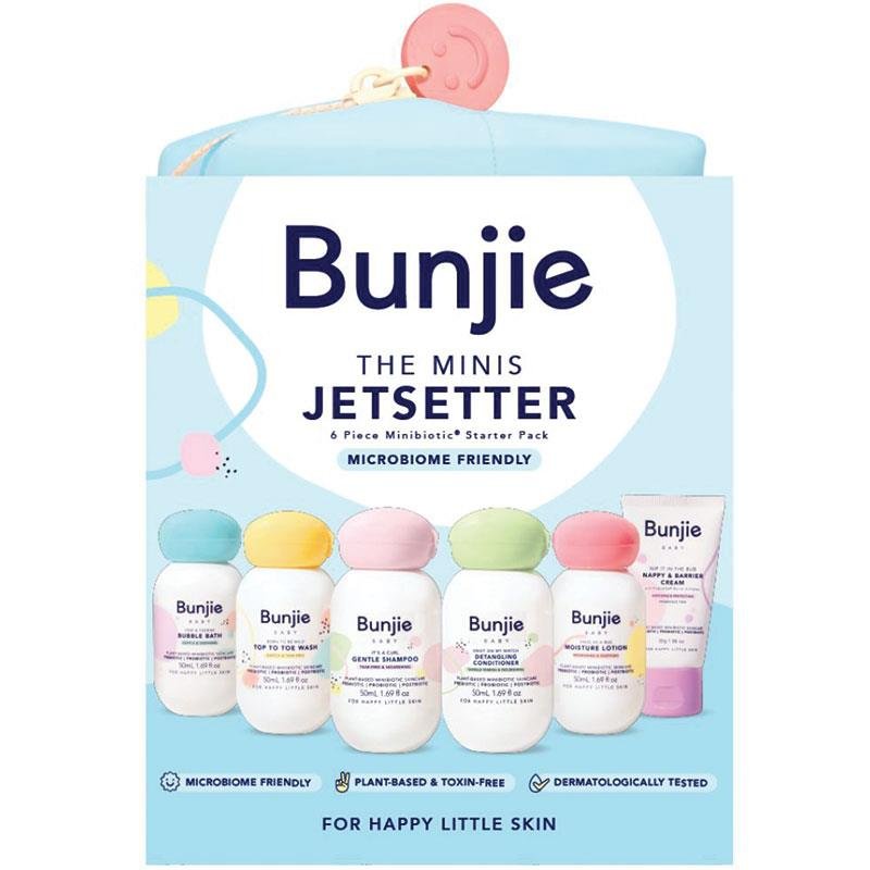 Bunjie 儿童洗护旅行迷你装套装 蓝色