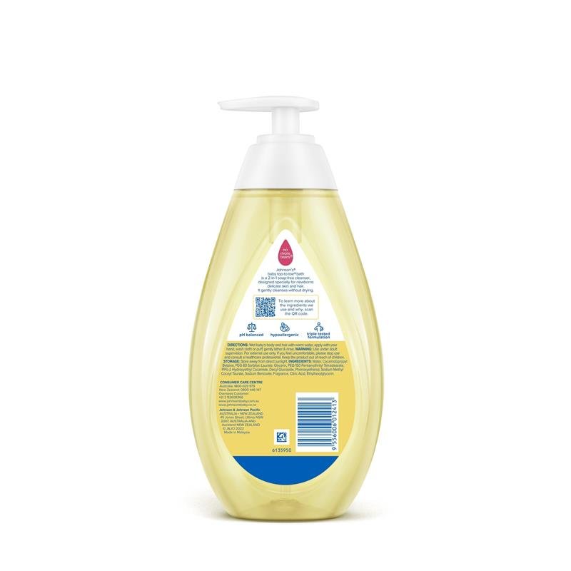 Johnson & Johnson 强生 婴儿全身沐浴露 Top-To-Toe 500mL
