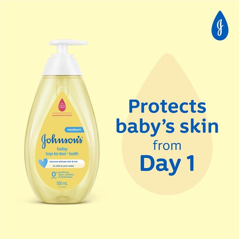 Johnson & Johnson 强生 婴儿全身沐浴露 Top-To-Toe 500mL