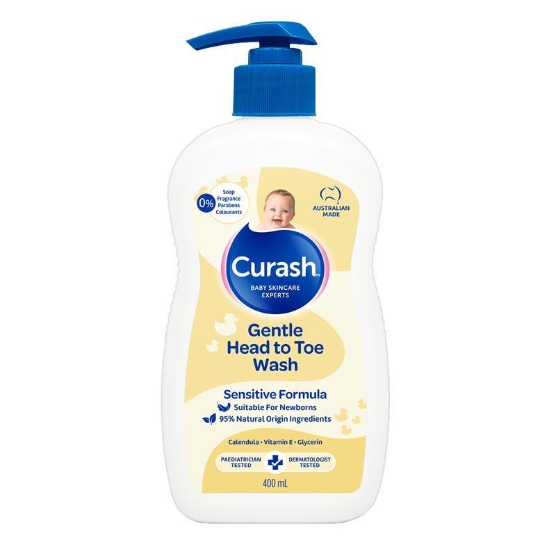 Curash 婴儿温和全身洗发沐浴露 400ml